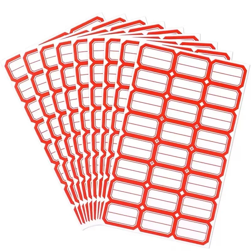 Hot Selling Convenient Adhesive Label Classification Jar Stickers Writable Paper Sticker Labels for School Use