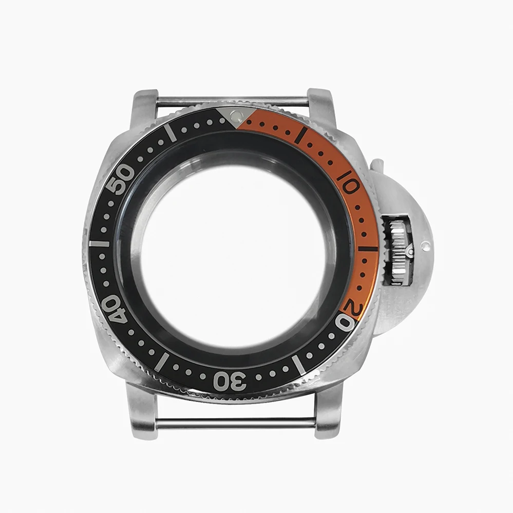 Watch accessories 316L stainless steel 42MM watch case+ring mouth+black inner shadow fitting Japan NH35/36 movement watch case