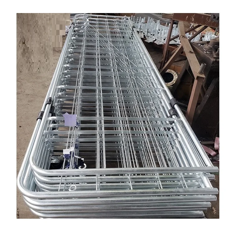 Factory Agricultural 13ft Farm Main Gate / Galvanized Livestock Panel  Rural Farm Gate / AU NZ Decorative Farm Gate Design