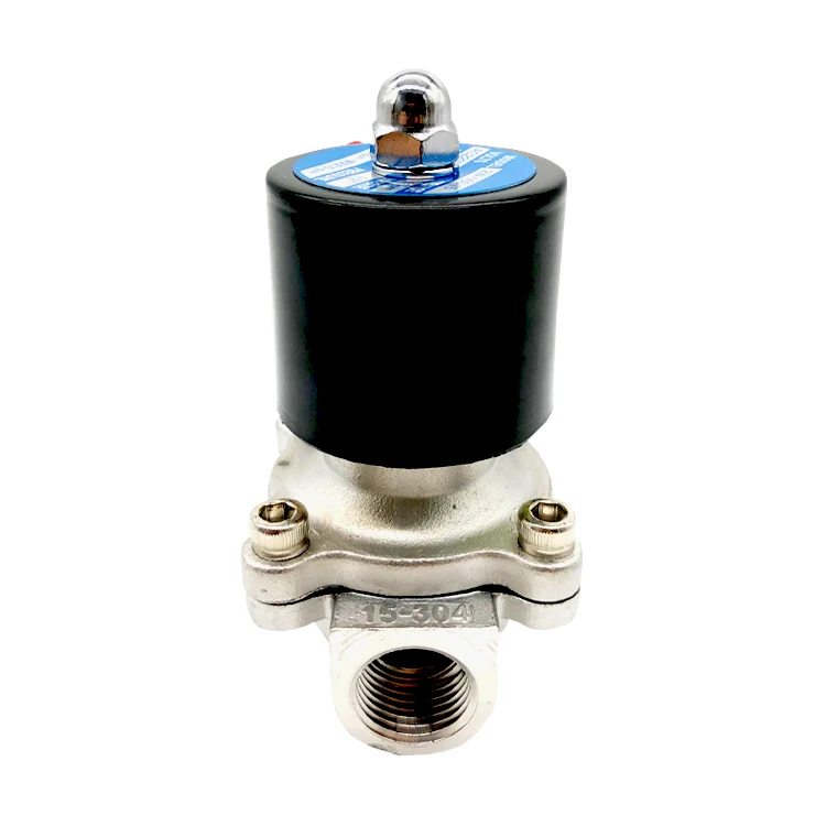 high quality 2 way Plastic water normal closed  Stainless  Solenoid Water Valve 2S160-15