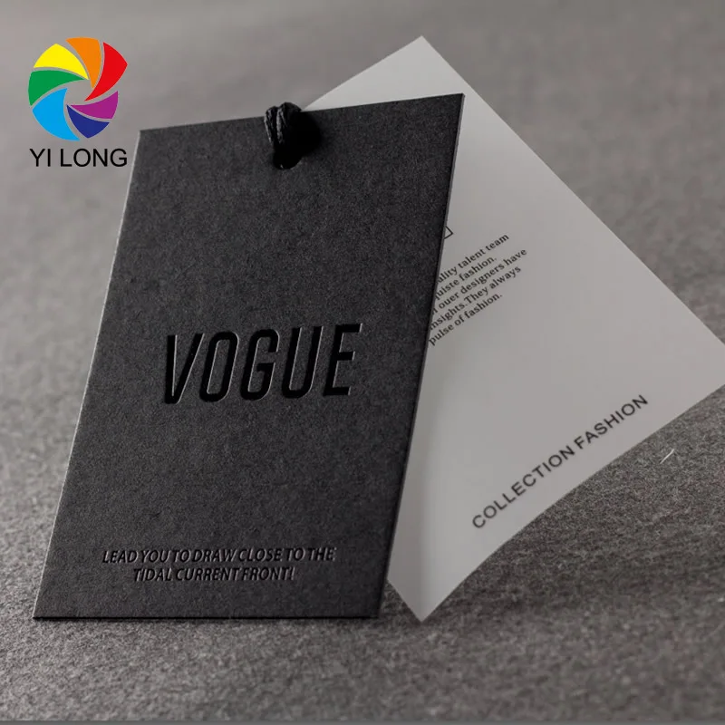 
Luxury Garment Clothing Shoes Lables Paper Hang Tags Price Tags 