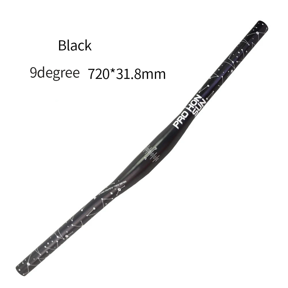 HONSUN bicycle handlebar Aluminum alloy ultralight handle bar 9 degree 720mm mountain road cycle handle bar grips bicycle parts