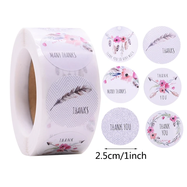 Wholesale Adhesive Round DIY Labels Hot Gold Foil Flower Custom Logo Die Cut Vinyl Roll
