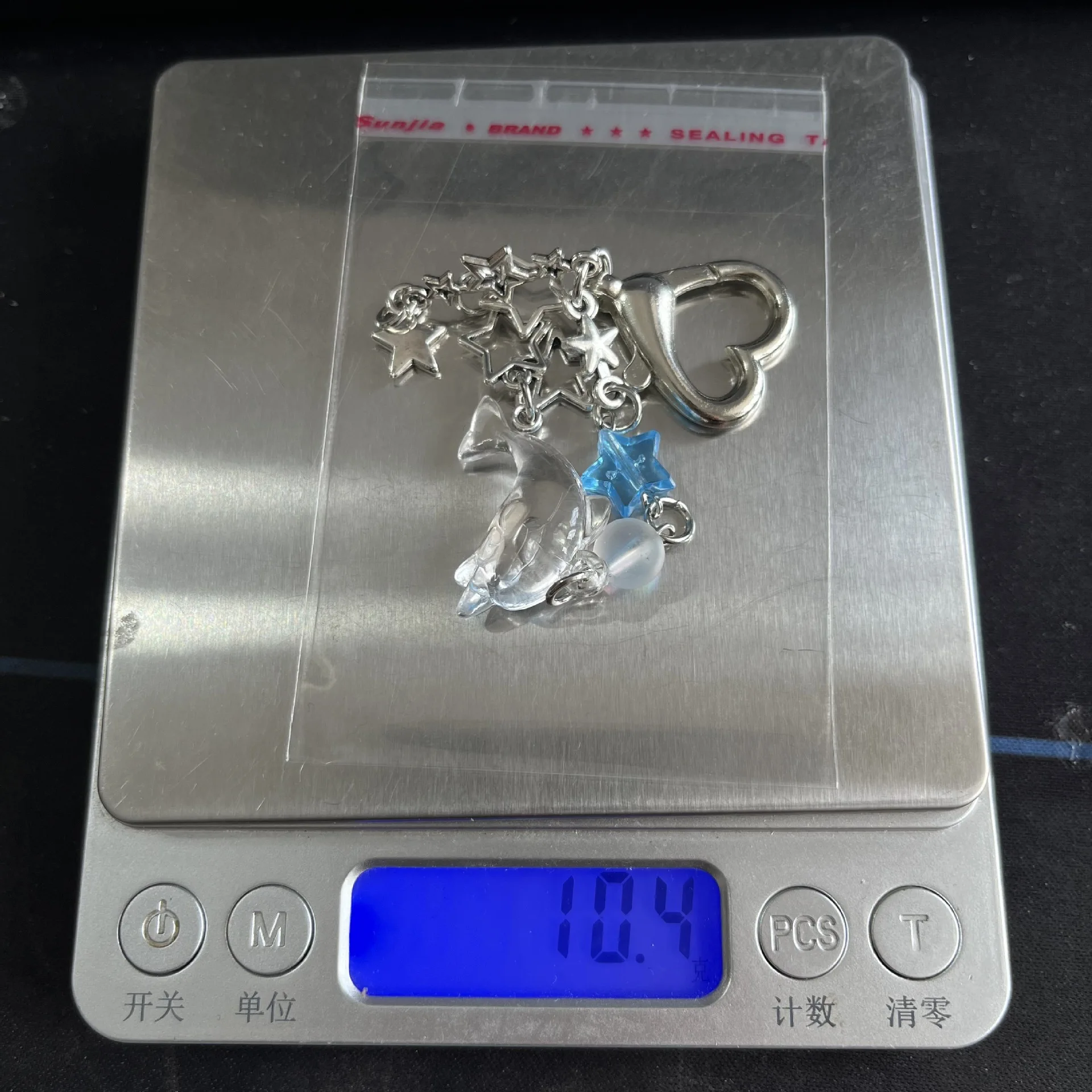 Wholesale Y2K Star Keychain Dolphin Metal Keychain Ocean Animal Keychain Charms Oceanarium Souvenir Gift