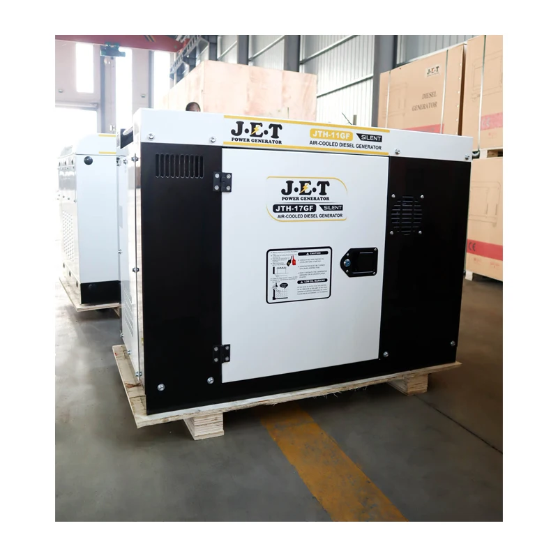 Air cooled new 12kw 12kva Generator single phase Silent typr Diesel Generator
