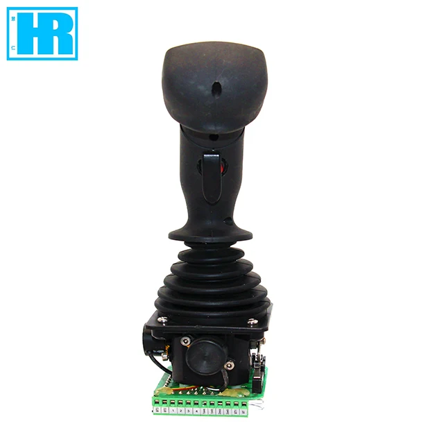 SJ100 joystick controller for operator controls on a wide range of off-highway vehicles, including cranes, loaders, excavators,