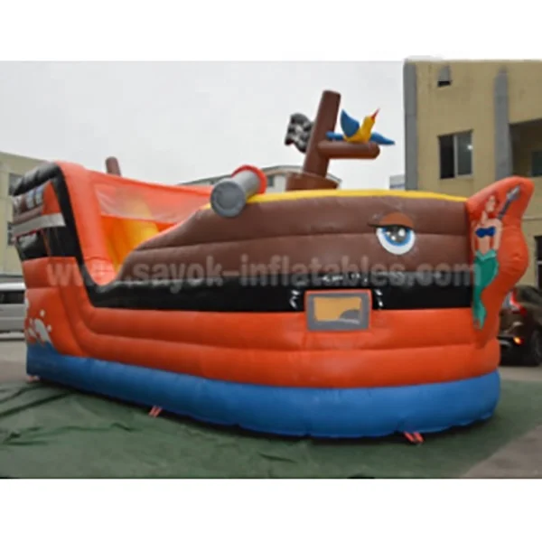 Giant Inflatable Pirate Slide Kids Bouncers Jumpers Used Bouncy Castles For Sale