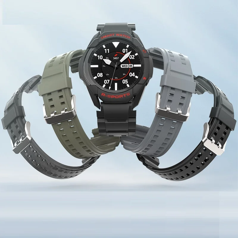 20mm 22mm Rubber Strap For Samsung Galaxy Watch 4/5 Pro/Active2 40/45mm Smart Watch Silicone Bracelet Wristband TPU Watch Bands