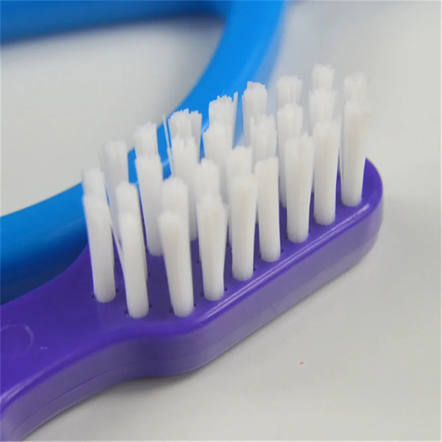 
Wholesale custom logo scissors shape small heads soft bristles baby mini plastic tooth brush 