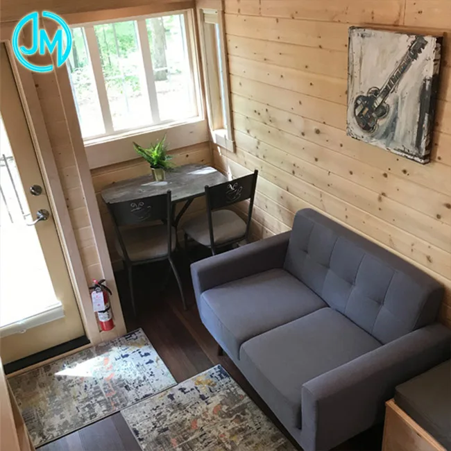 AS/NZS Standard Prefabricated Prefab Light Steel Frame Mobile House Tiny House on Wheels with Trailer