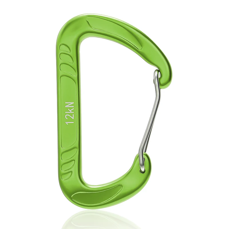 JRSGS Customized LOGO Carabiner Clips Aluminium Snap Hook 12kN S7804S