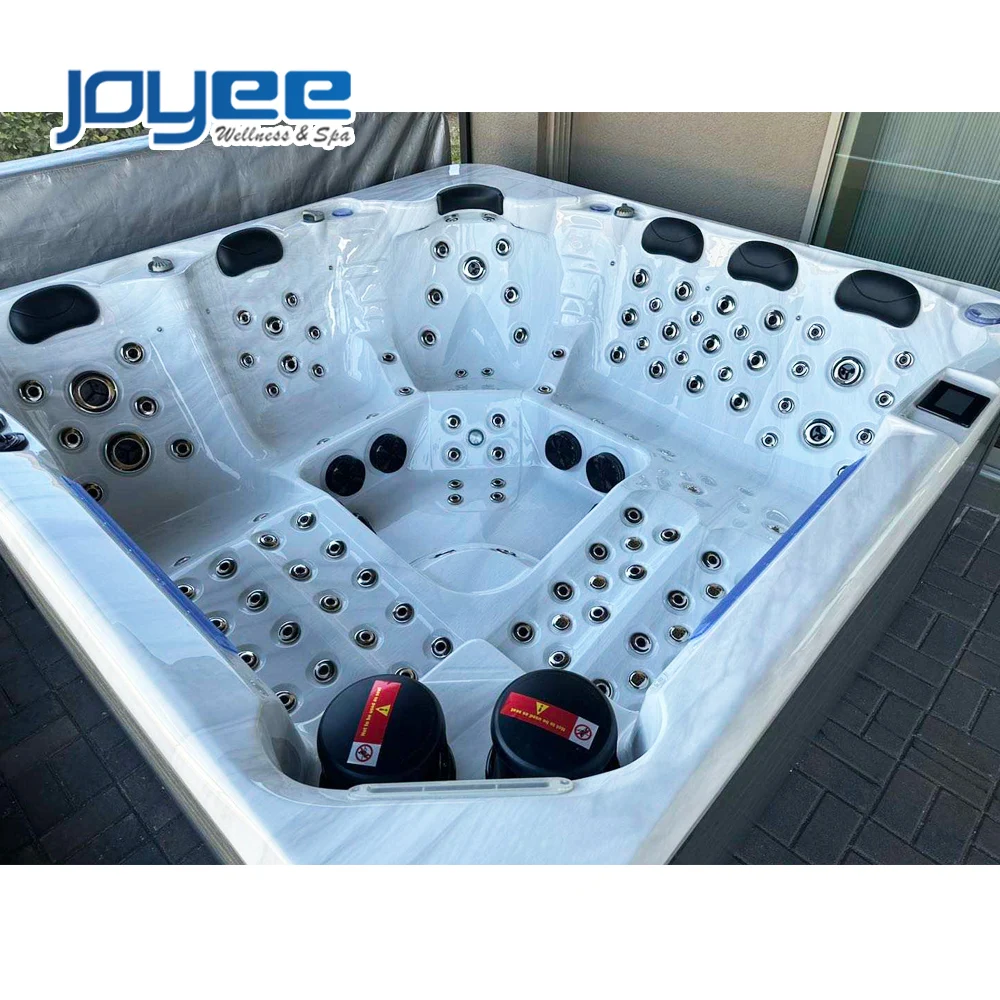 JOYEE Factory bath tub spa jaquzi outdoor hot tub spa 6 person luxury hotel backyard pools hydrotherapy outdoor spa hot tub pool