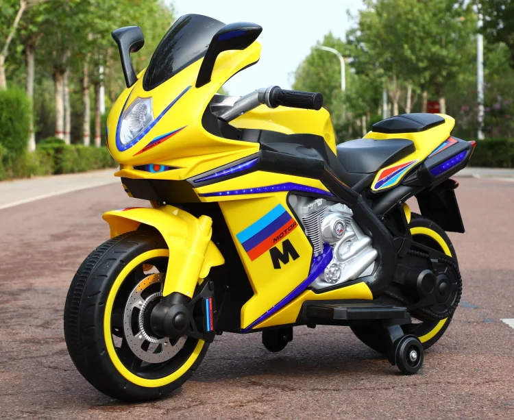 2020 funny design kids ride on toys colorful plastic 12V electric kids motorcycle