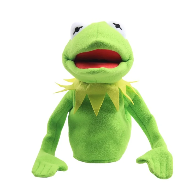 The best-selling frog hand doll Green Frog plush toy can be used as hand puppet belly performance props
