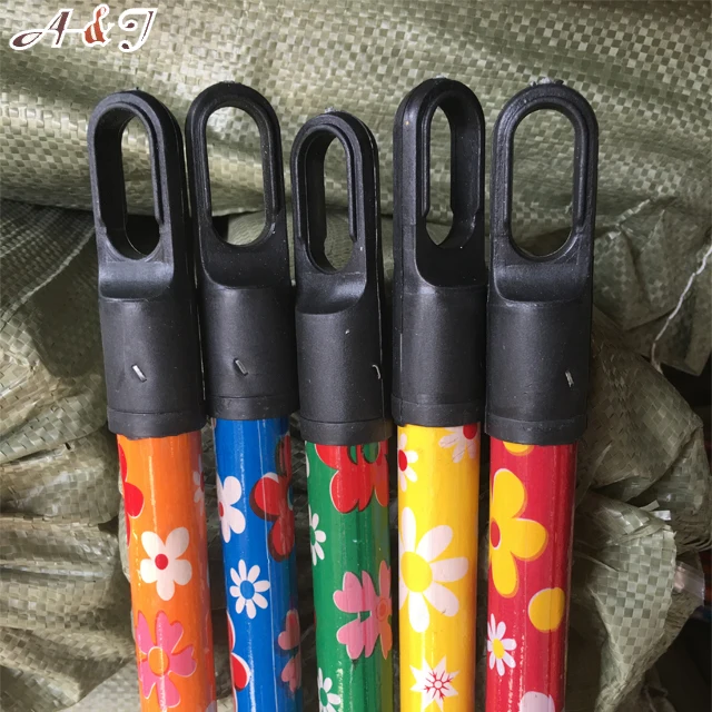 Factory Best quality ribbed PVC wooden broomstick Wood Round Stick machine making wooden stick broom handle