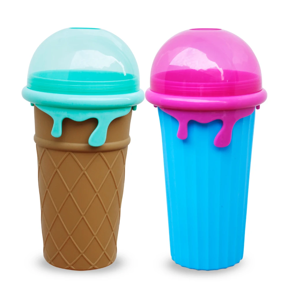 Летний кулер, двухслойный прибор для приготовления смузи и слаши, приспособление для приготовления сладкого мороженого