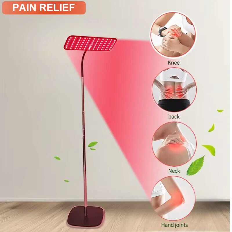 Infrared Light Therapy Lamp 660/850nm Near Infrared Therapy Lamp for Body or Pain with Stand Therapy Device