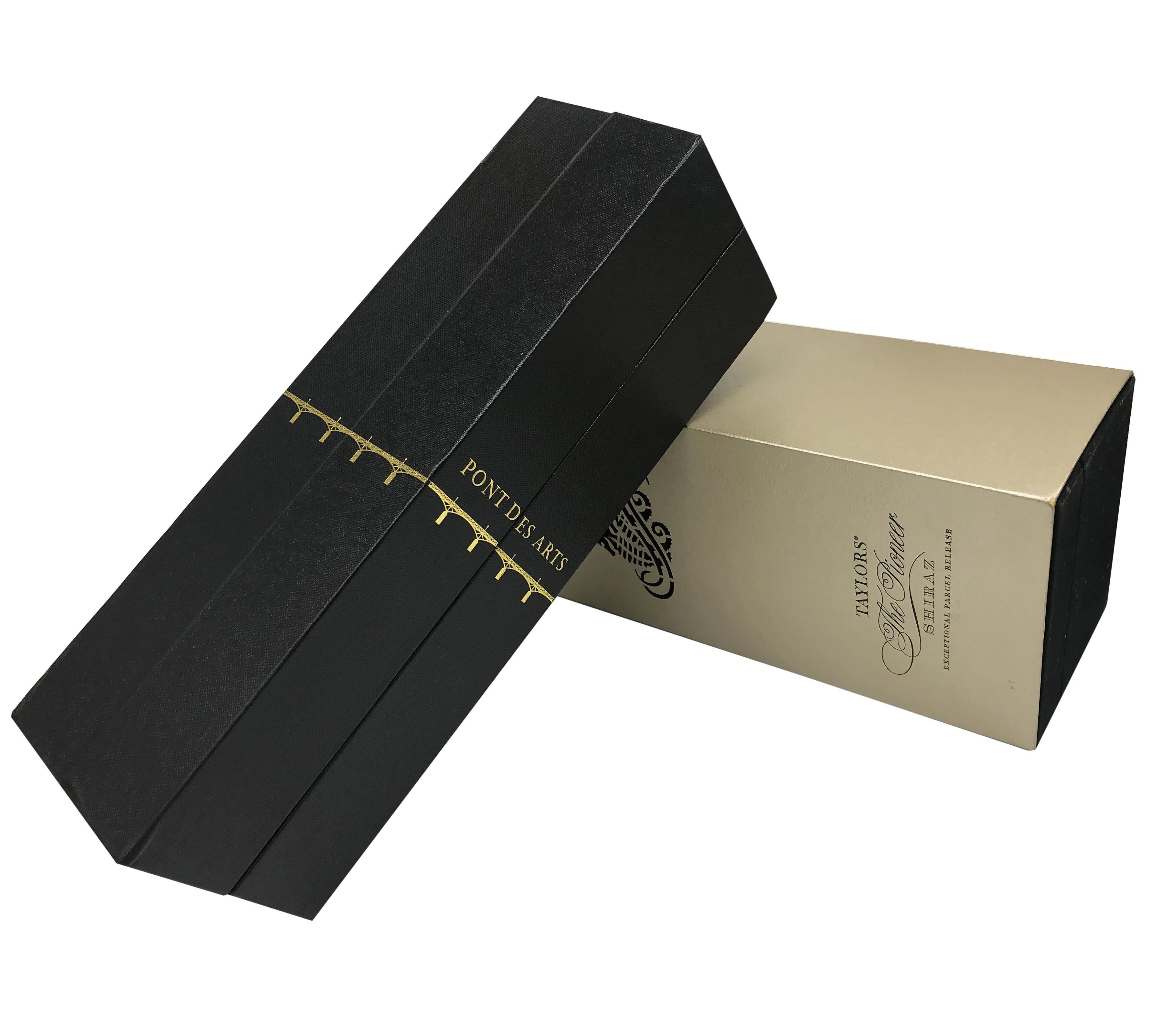 Factory Price Recycled Luxury Customized Printing EVA Inside Black Cardboard Round Paper Tube Packaging For Whisky Wine Water