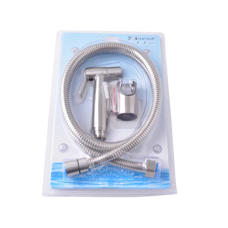 
304 Stainless Steel Cloth Diaper Handheld Bidet Sprayer set for Pet Shower Toilet Cleaning Car Washing 
