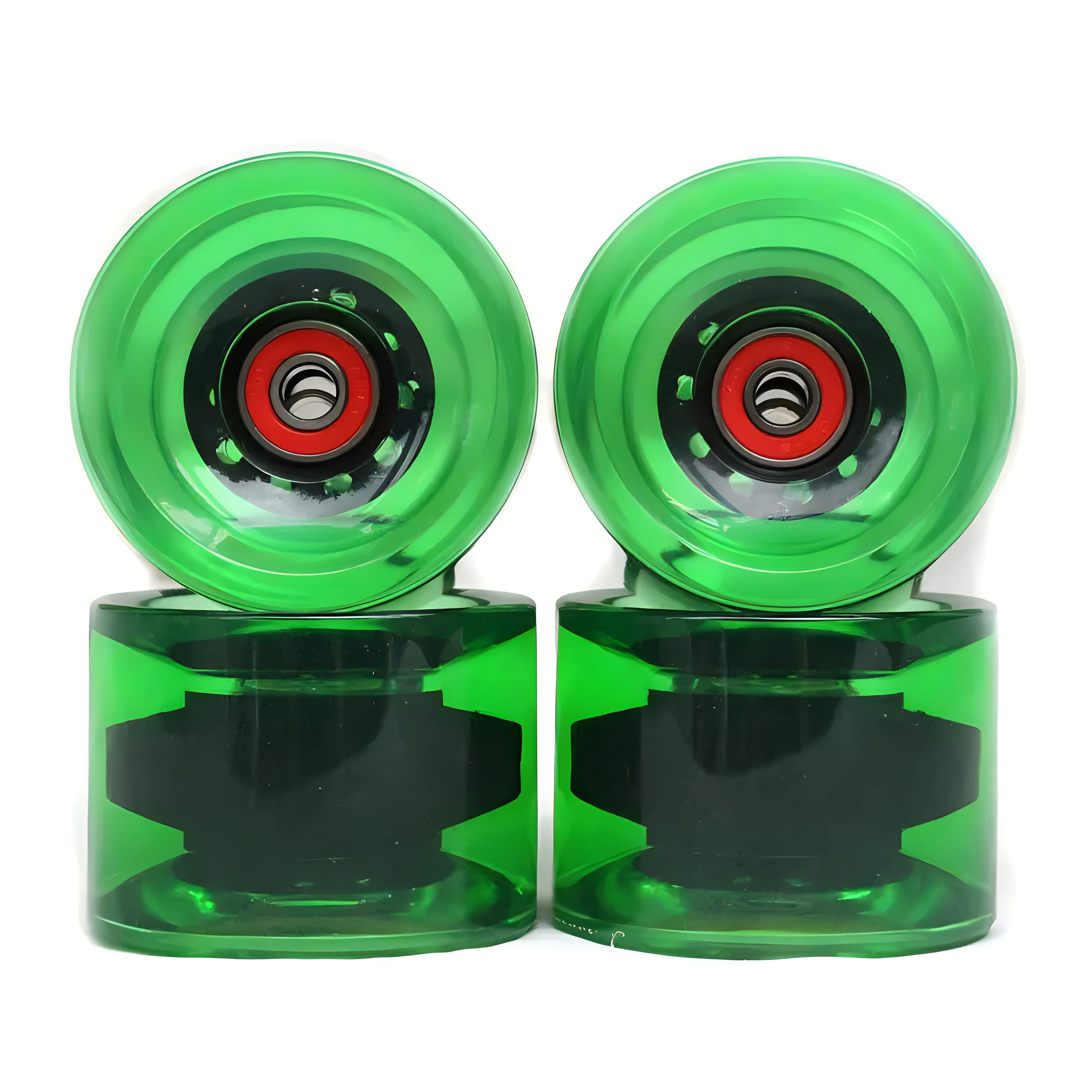 85% high rebound skateboard wheels glow in the dark 72*65mm longboard wheel
