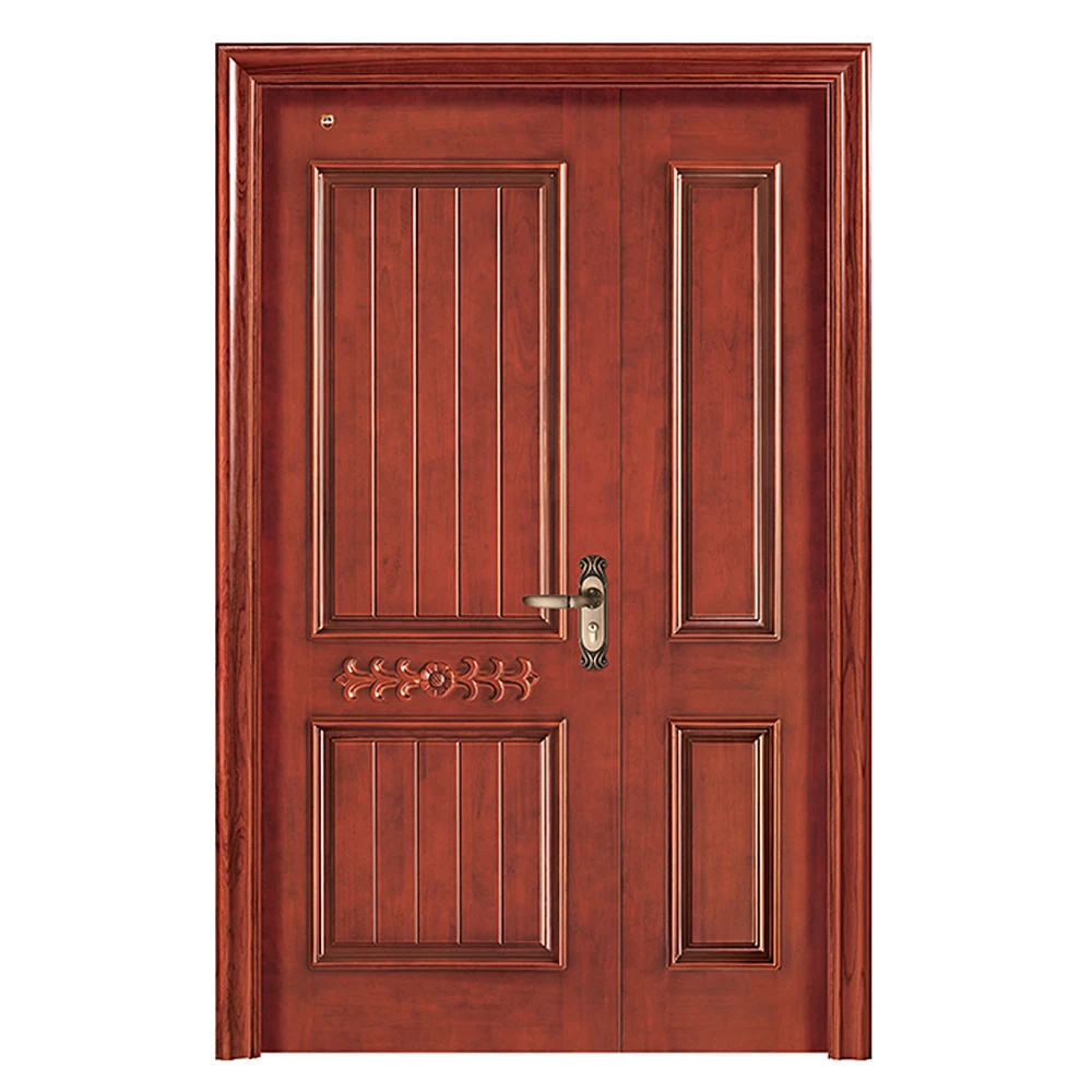 2023 дизайн из натурального шпона 100% двери массива