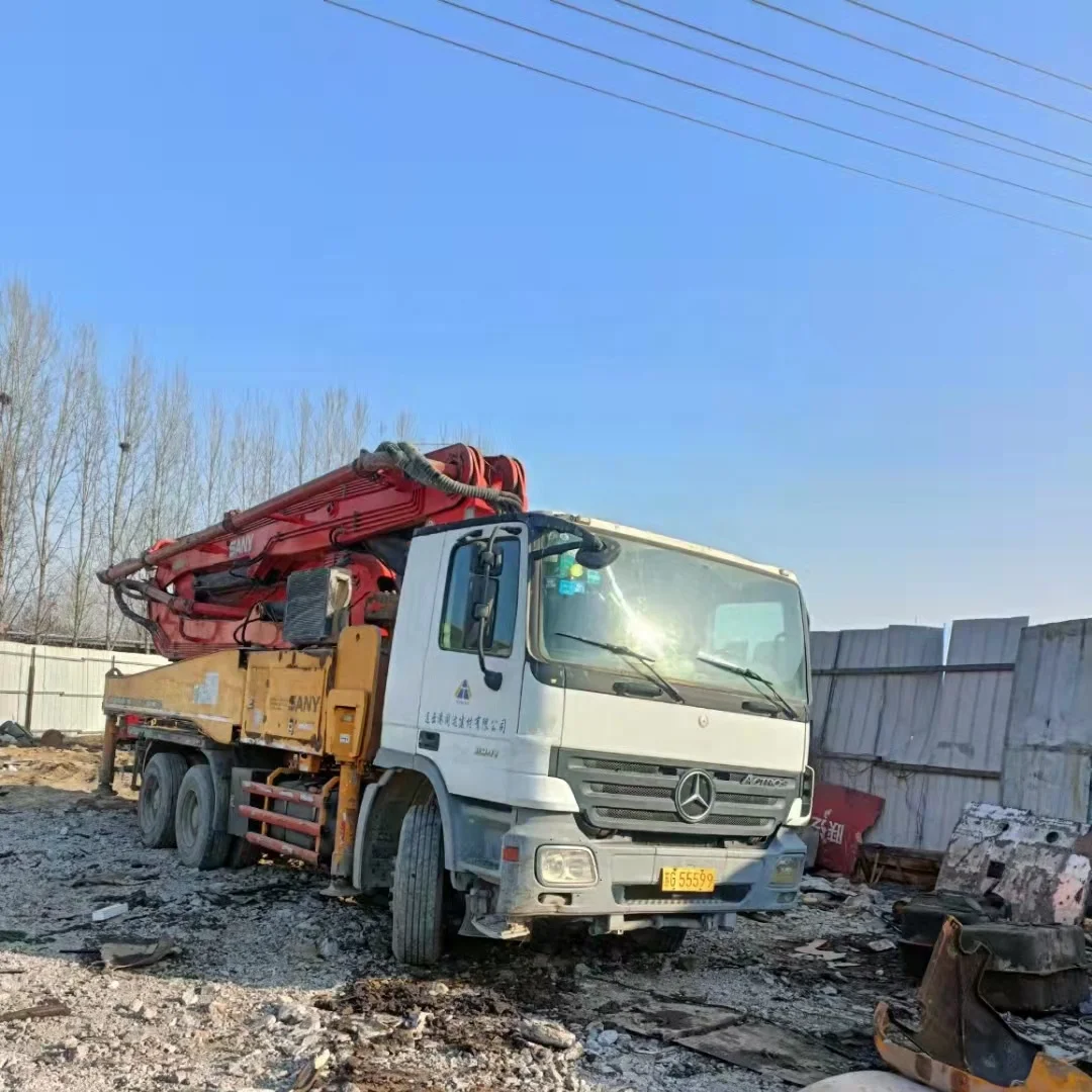 Pump Truck Concrete Boom Pump Machinery Cement Mixer Pumping Mobile Machines Diesel