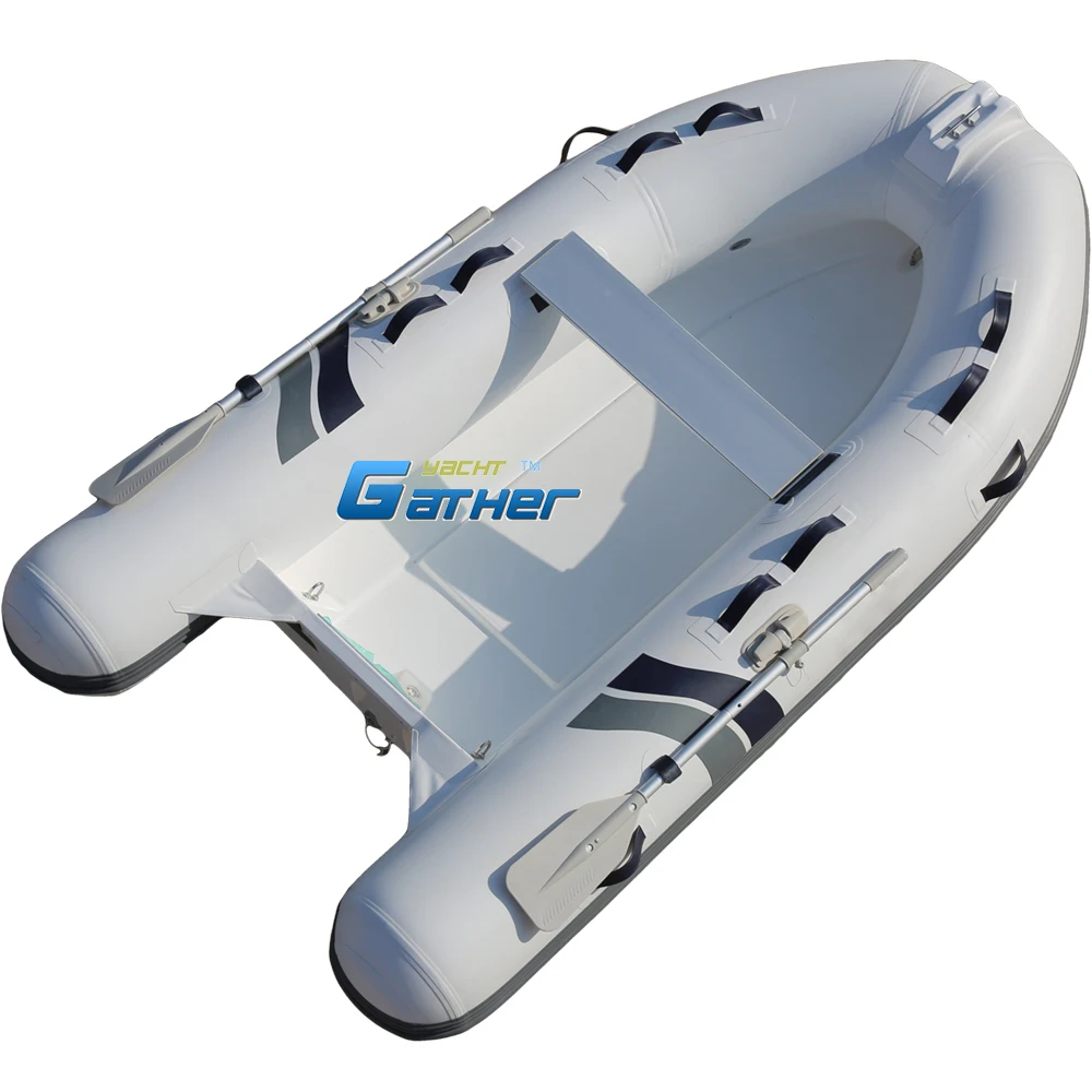 Inflatable Dinghy Orca Hypalon Pvc RIB300A Rigid Hull Inflatable Rowing Boats For Sale
