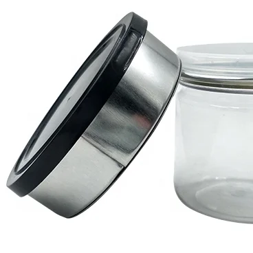 Wholesale empty food grade silver pressitin tin cans with custom stickers -cans packaging wholesale