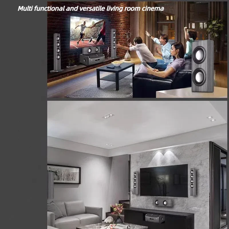 High quality 5.1 surrounded sound home theater system wooden karaoke home theatre system
