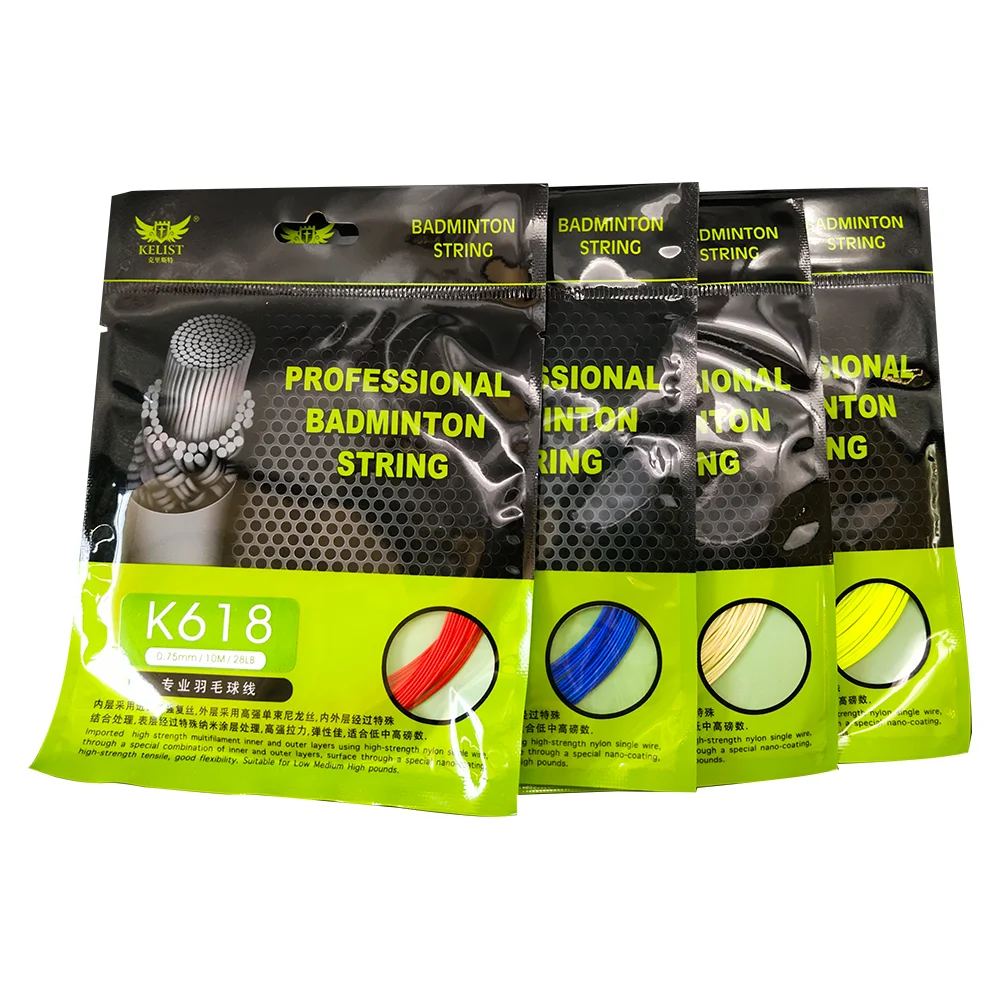 Professional Badminton Accessories 0.75mm Durable Badminton String Badminton Racket String