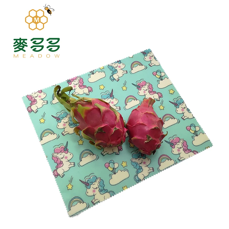 professional cheap beeswax wrap reusable food wraps vegan pineapple