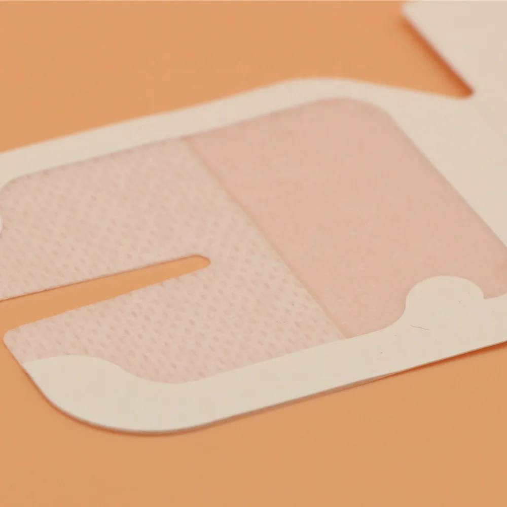 Waterproof Hypoallergenic CE Sterile Medical Transparent PU Film IV Cannula Dressing Wound Plaster 5cmx5.7cm
