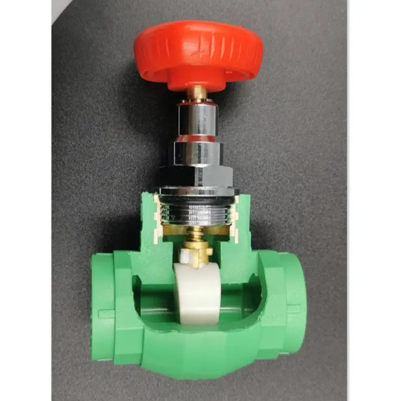 LINK-02-56  new design high quality PPR stop valve full bore flow valve cut valve