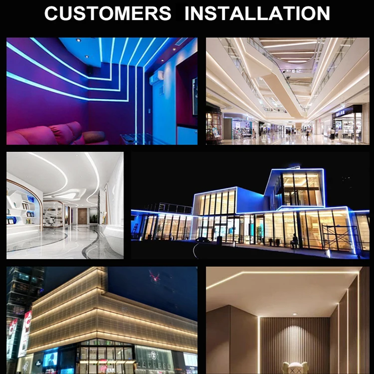 Flex Silicone Neon Tube IP65 Waterproof LED Flexible Profile with 8mm DC 12V DC 24V Led Neon Light