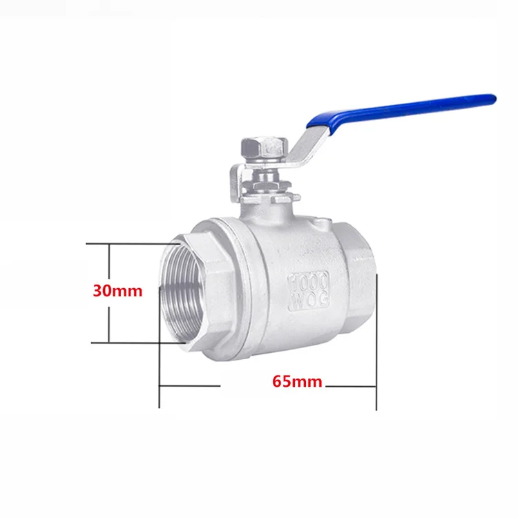 High Quality Floating Ball Valve Stainless Steel 2 Piece Full Port Ball Valve Maple Evaporators parts