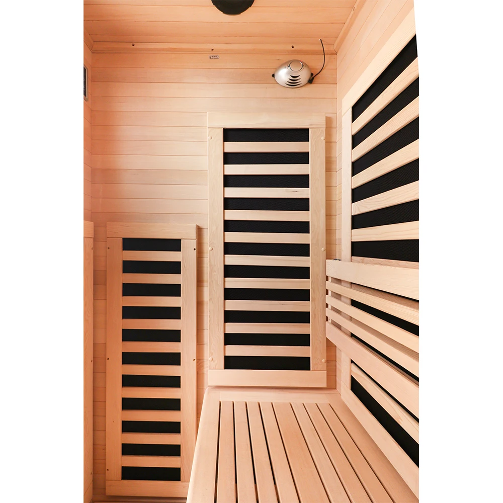 High Quality Wood Fir Sauna Steam Room Far Infrared Indoor Sauna Rooms Wooden