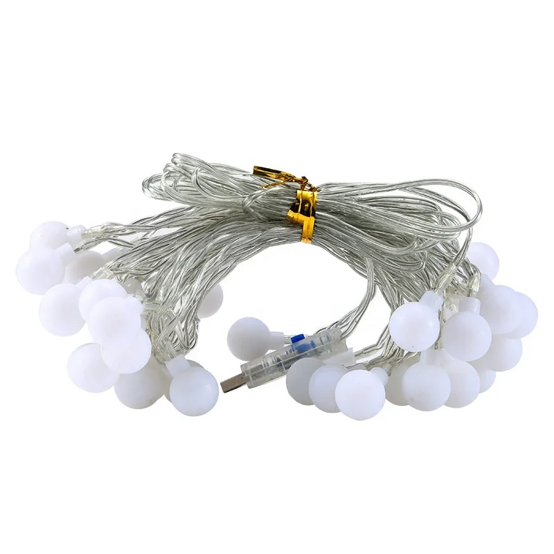 USB Remote Control 40-Light Fairy LED Outdoor Lights 6m Patio & Room Decorative Bulb for Home Halloween Decoration