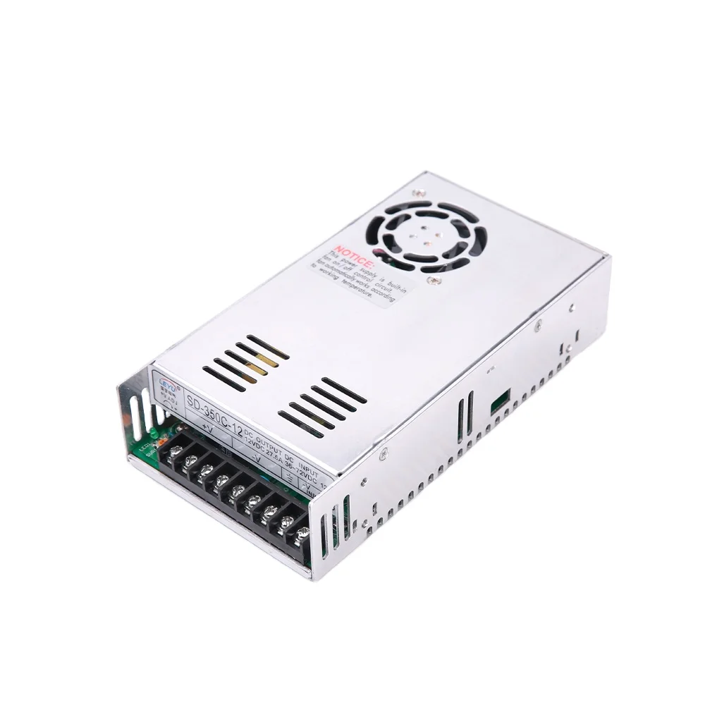 SD-350D-24 DC single output converter 350W 72~144VDC to 12V 24V 48V DC Converter