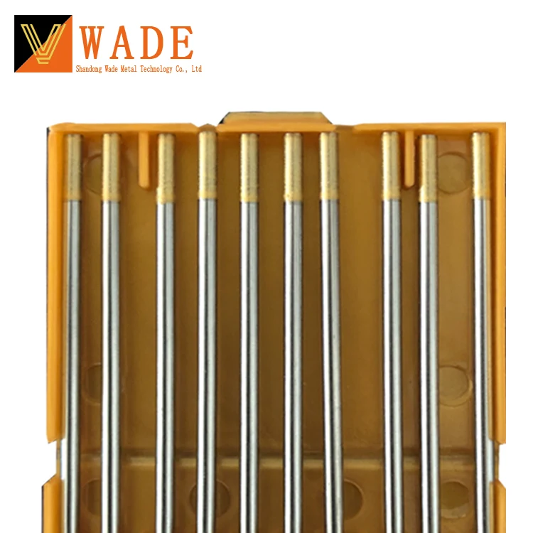 
Tungsten electrode Lanthanium welding electrode for TIG welding WL15 1.6mmx150mm golden yellow 
