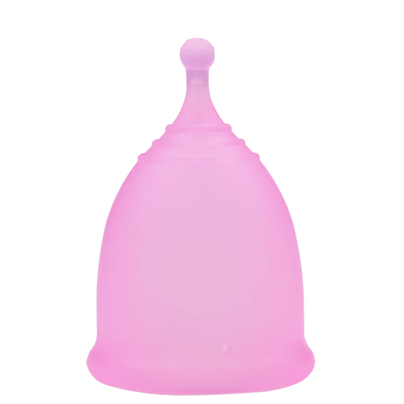 Customize package Medical Grade LFGB Silicone Rubber Period Sterilizer Menstruation Menstrual Cup For  Lady Girls