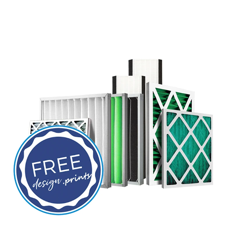 Low Initial Resistance Hvac Filter Air 1 Merv 8 11 13 Small Furnace Filters Disposable  paper frame Air Filter Cartridge