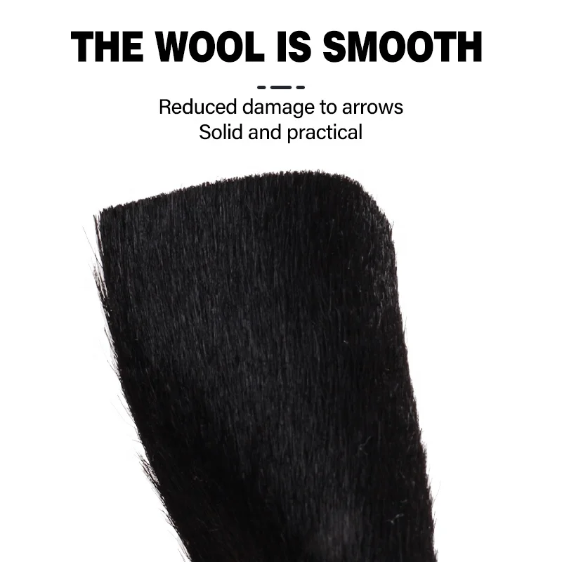 Archery Arrow Rest Fur Traditional Recurve Bow Mongolian Longbow Protective Accessories Set Practice Training Equipments