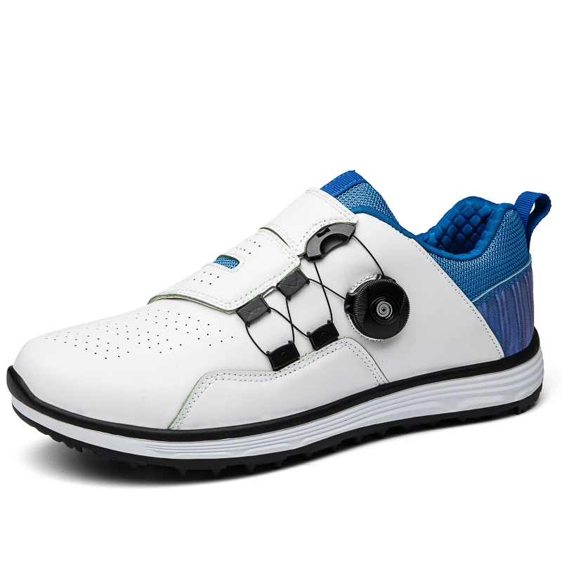 New Styles USA Export Factory Customize Men Leather Golf Shoes Factory Export Buckle Fitness & Cross-training Shoes 2023