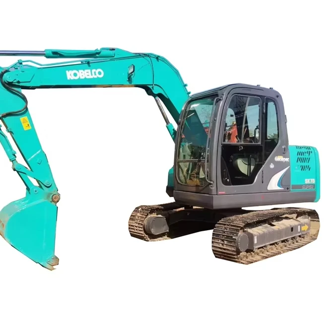 Оригинальный экскаватор Kobelco Sk75 Sk60 Sk55 Janpan мини Подержанный гидравлический гусеничный 7 тонн б/у