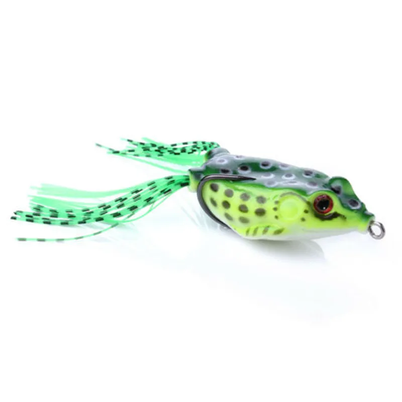 Large Frog water Soft Fishing Lures Bait Bass Crank baits