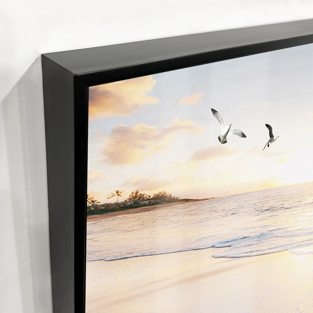 Customization Seascape Sea Gull Beach Acrylic Art Prints Canvas Oil Painting Wall Picture Glass Art for Sofa Background