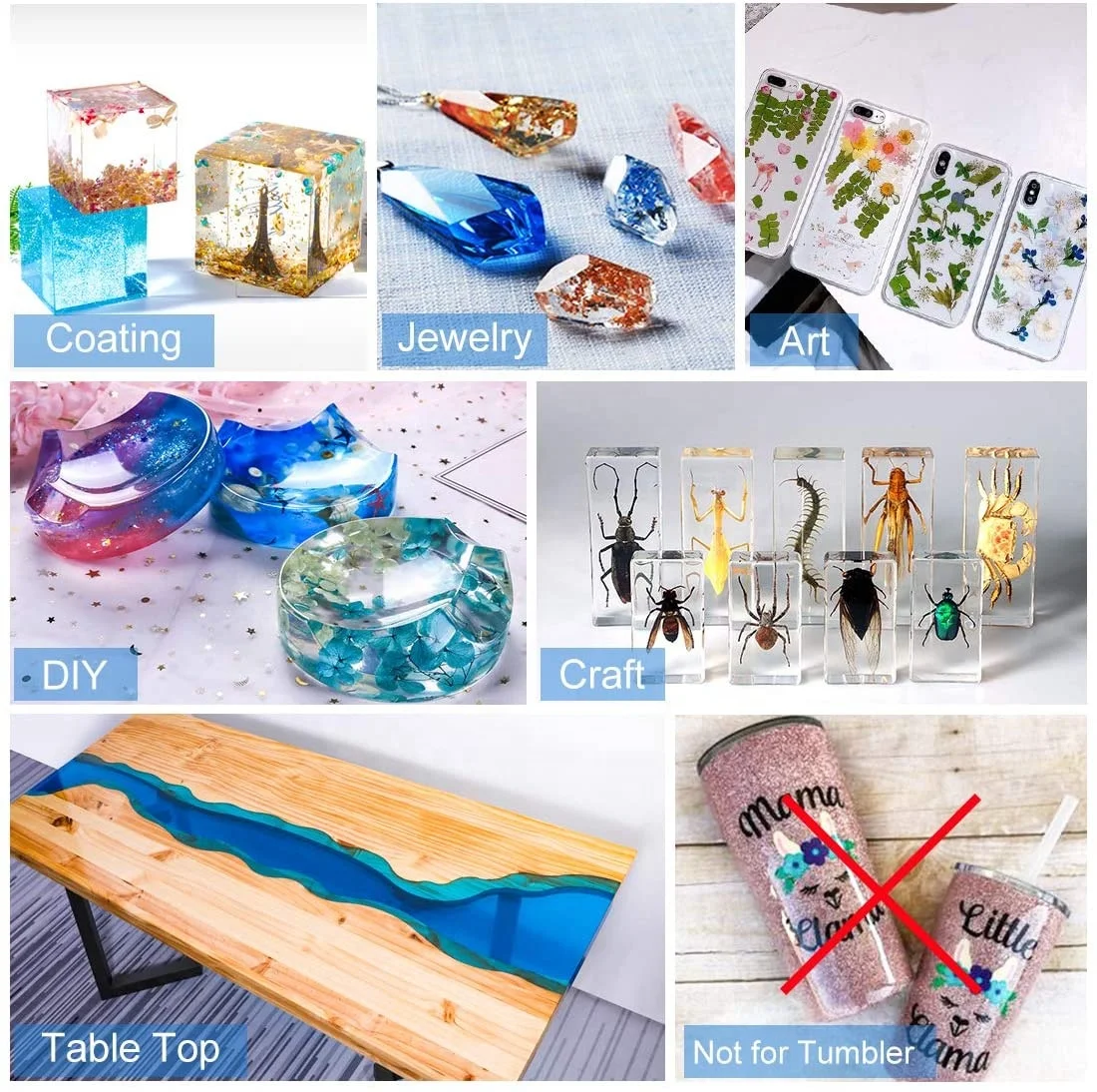 Resin Kits for Jewelry Making Silicone Molds Starter Kit  Bundle with Epoxy Resin Art for DIY Jewelry Earring Beginners