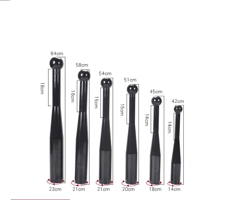 Factory wholesale Gym Strength Training Weights Steel Indian Clubbell For Body Building