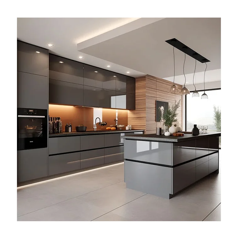 modern kitchen cabinet design and accessories smart kitchen solution appliances with sinks faucet