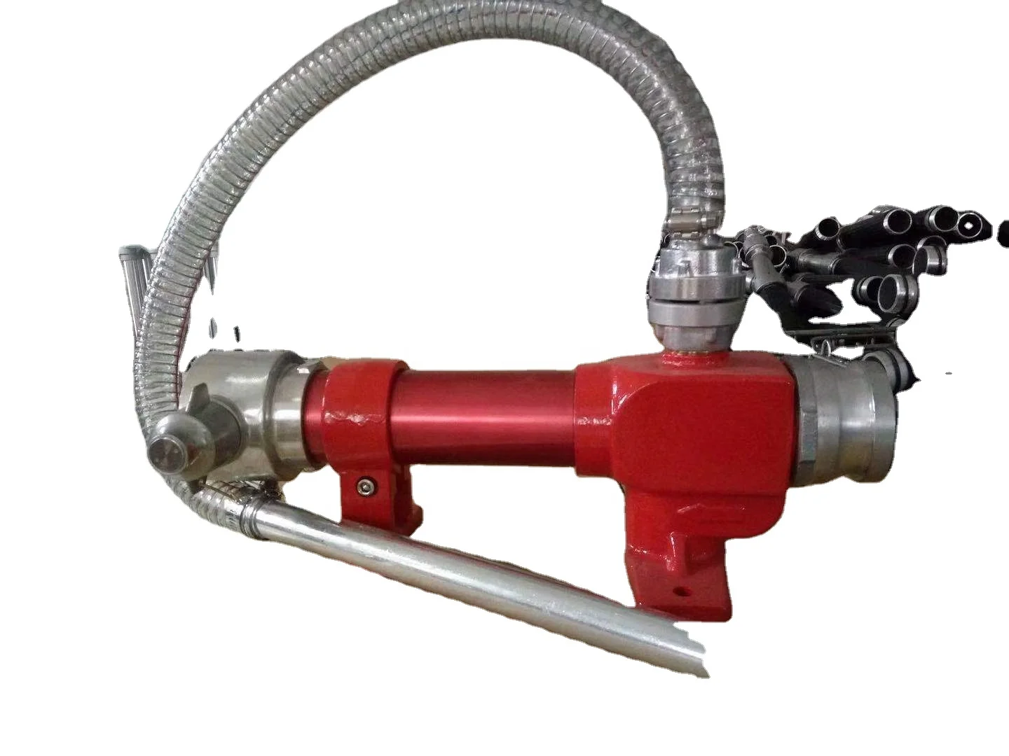 BaiChuan 2.5 inch Aluminum Alloy  connector generator, Vietnamese style red foam inductor  Foam Maker In-Line Foam Generator